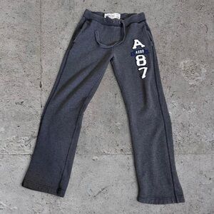 Aeropostale Y2K Grey Straight-Leg Sweatpants